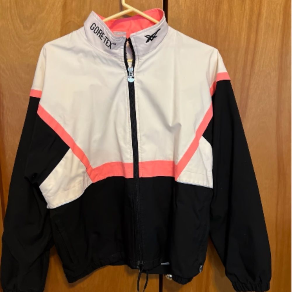 Vintage Asics Gore-Tex Windbreaker Track Retro 80s 90s Jacket Women's Large